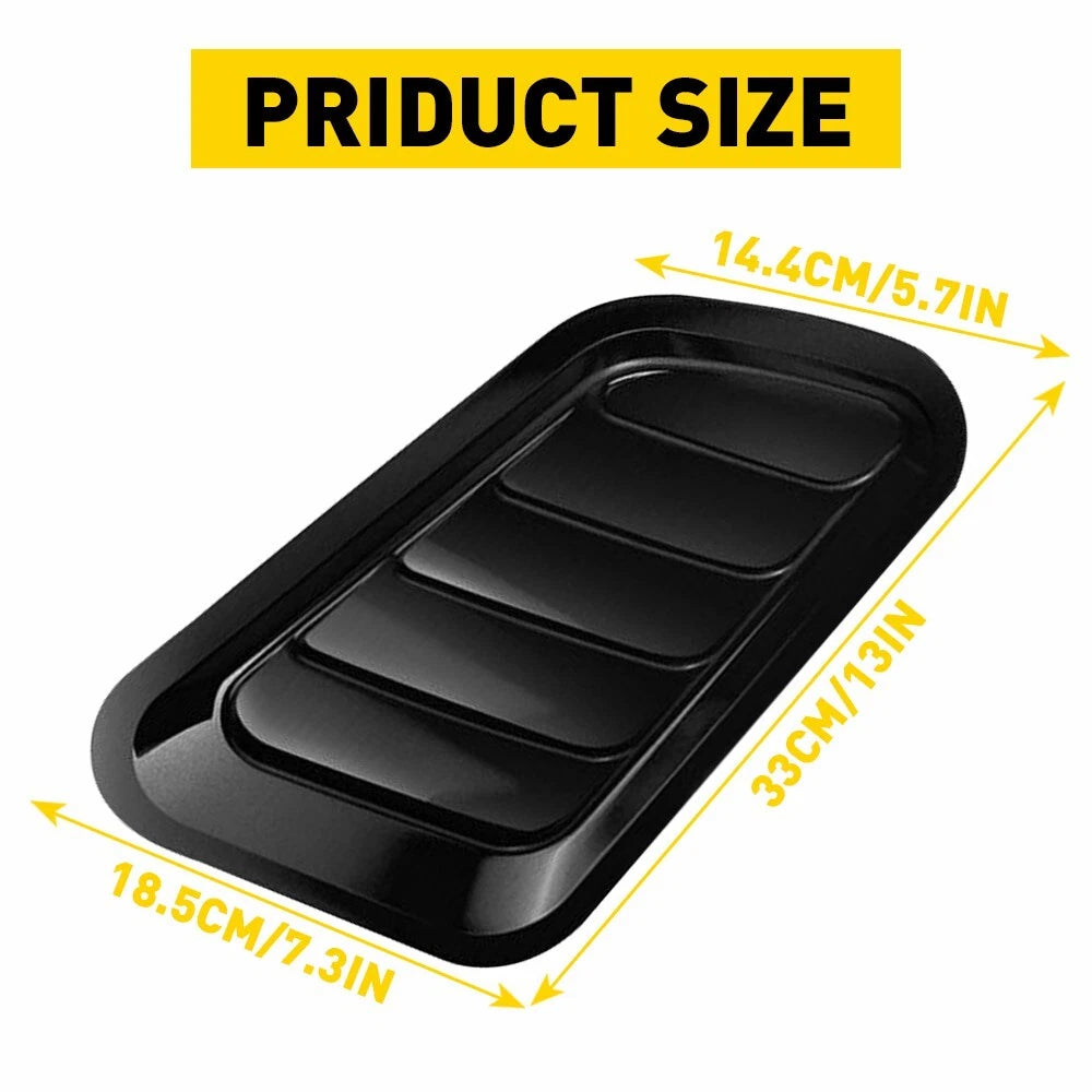 2X Air Flow Intake Hood Scoop Vent Cover for Universal Cars