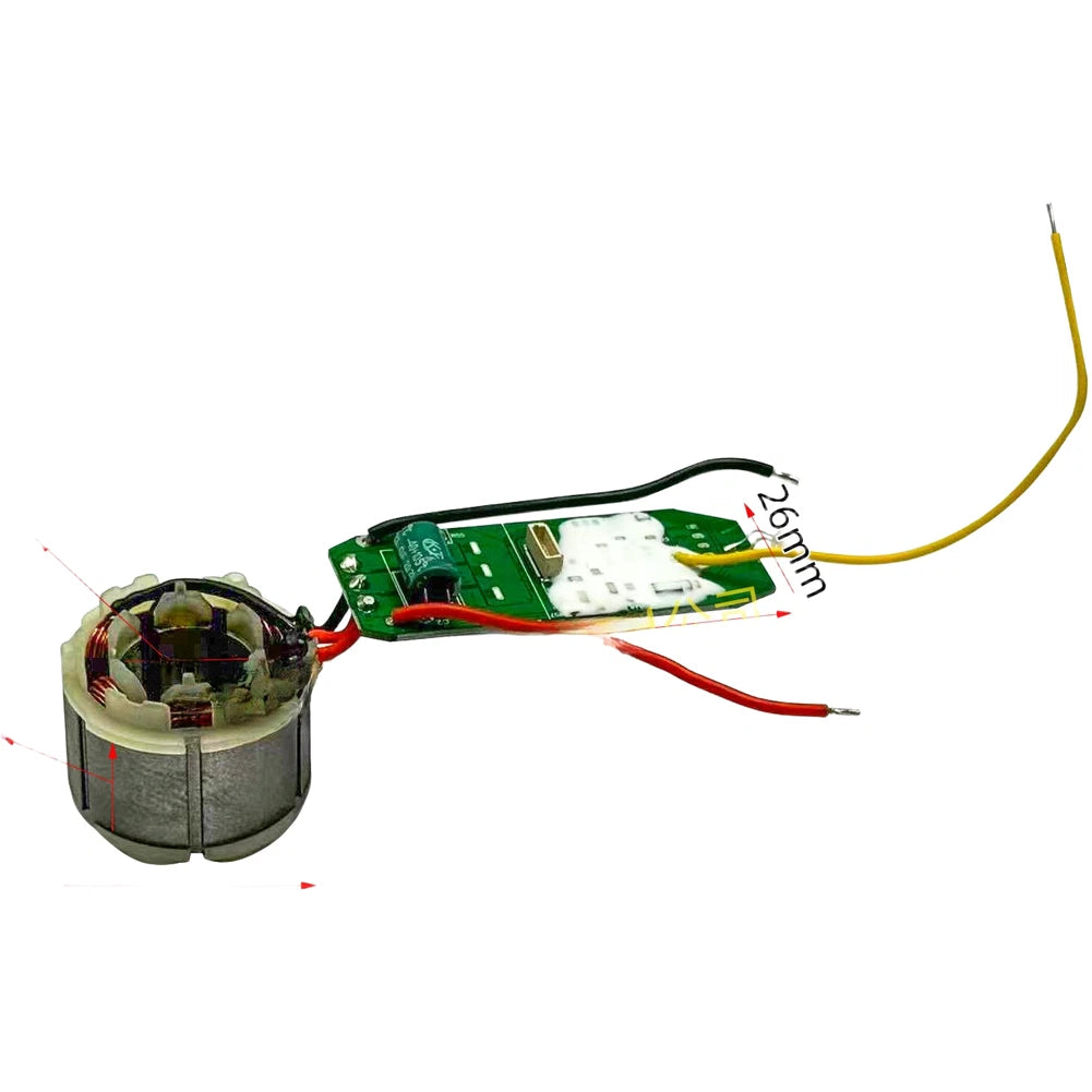Motor Stator Coil Assembly for Lithium Power Drills (16.8V)