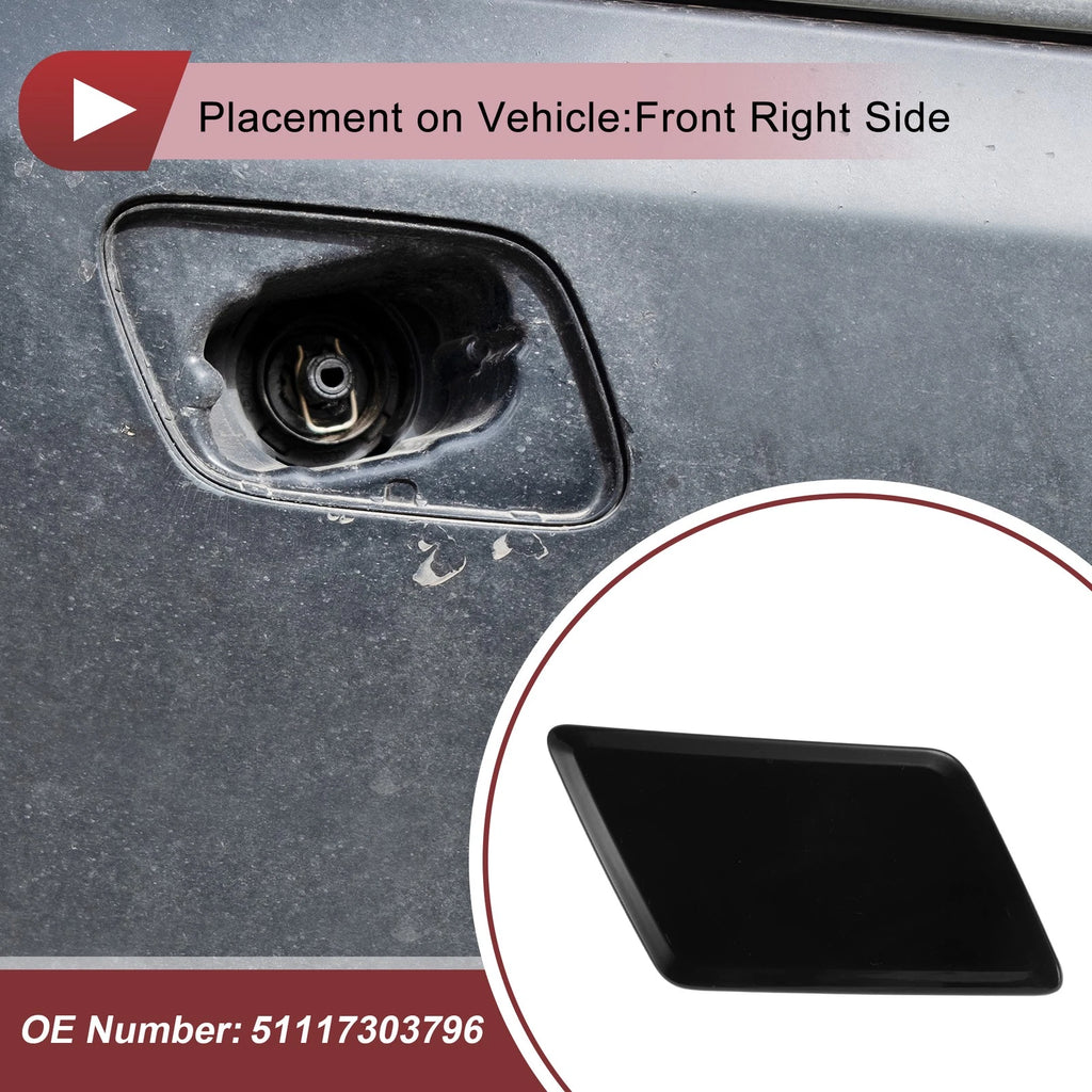 Headlight Washer Nozzle Cover Cap No. 51117303796 for BMW E84 (2012–2015)
