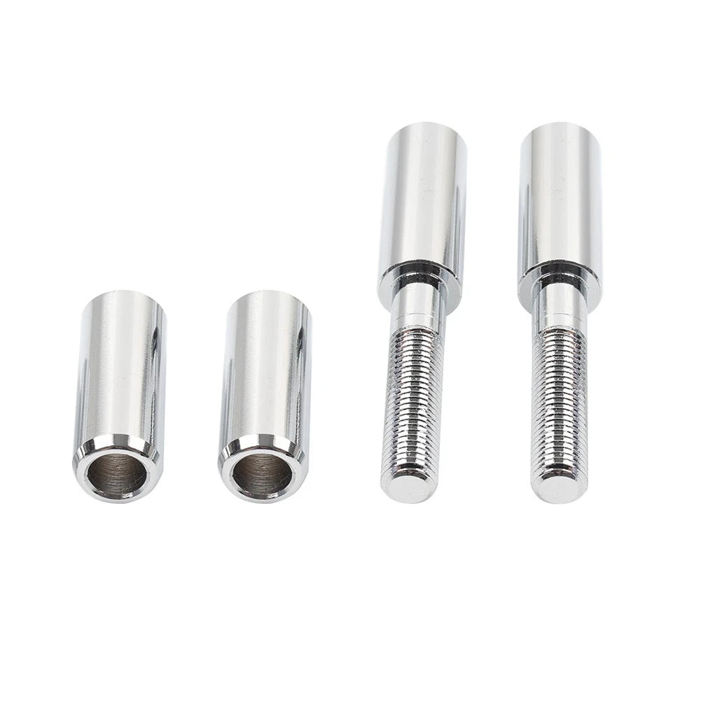 2.5" Mirror Extension Kit Chrome for Harley Softail Sportster Dyna Touring