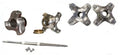 Lonestar LSR Axle Set for Suzuki LTR450 (2006–2009) - Sprocket, Brake Hubs, Locknut