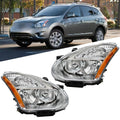 Set of 2 Halogen Headlights for Nissan Rogue (2008–2013) Chrome