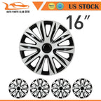 Set of 4 Wheel Hub Caps for All Makes Models (16")
