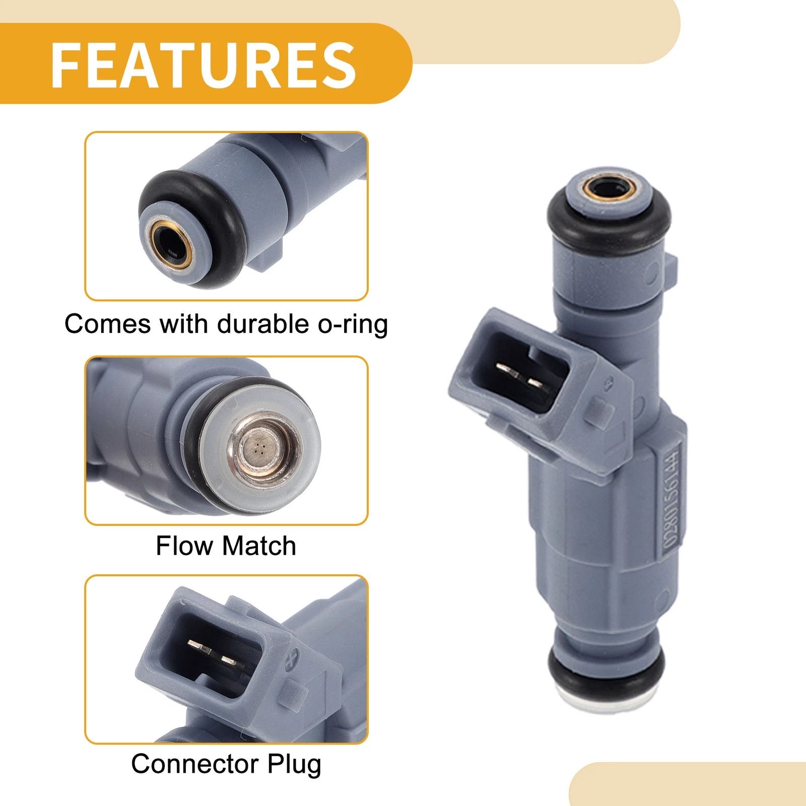 1 Pc Fuel Injector No.0280156144 for Volkswagen Golf (2001–2005)