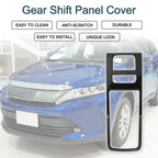 Gear Shift Panel Cover for Toyota Harrier (80 Series) - Black
