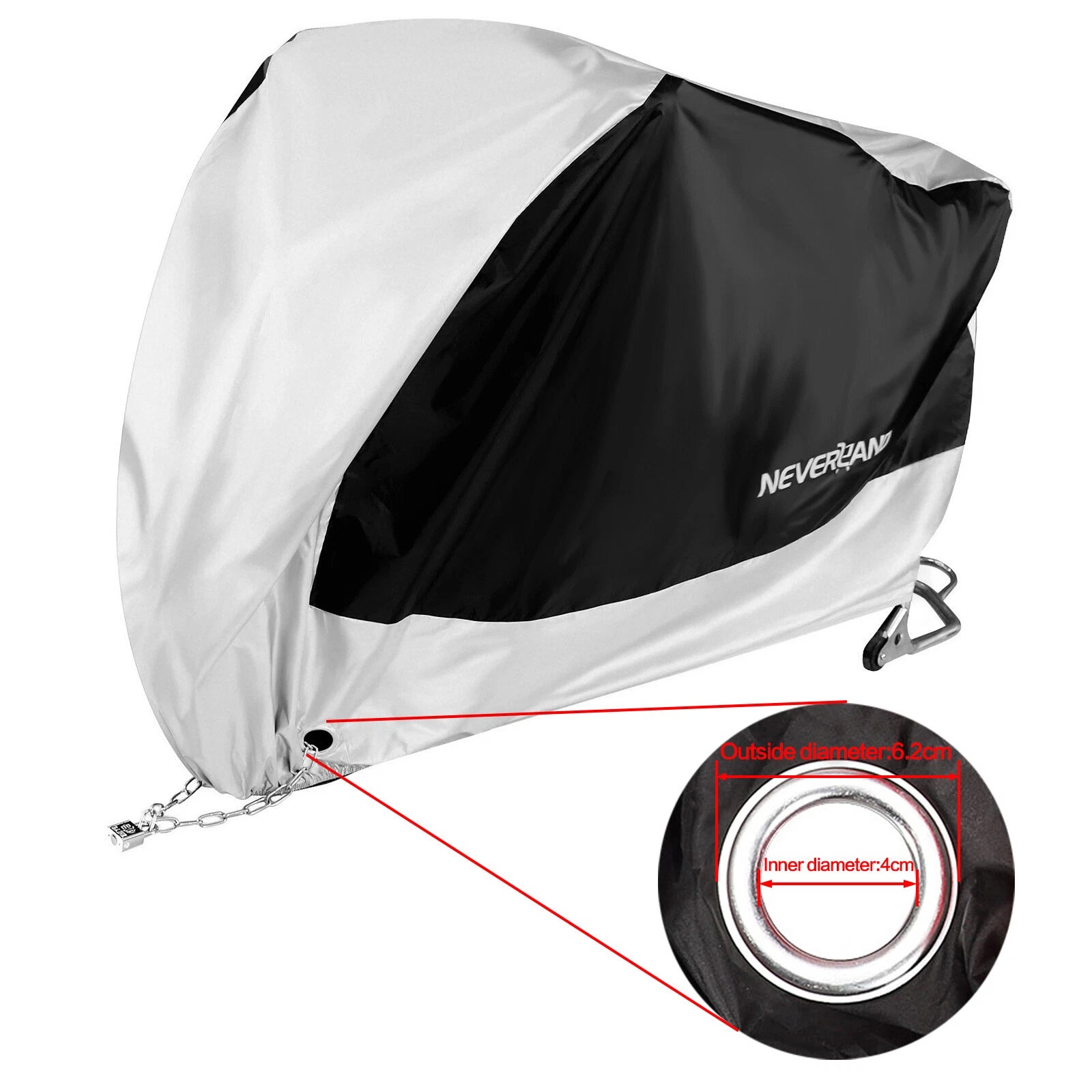 M Size Waterproof Motorcycle Cover for All Makes and Models