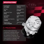 A/C Compressor 10539C for Suzuki Reno Forenza (2004–2008)