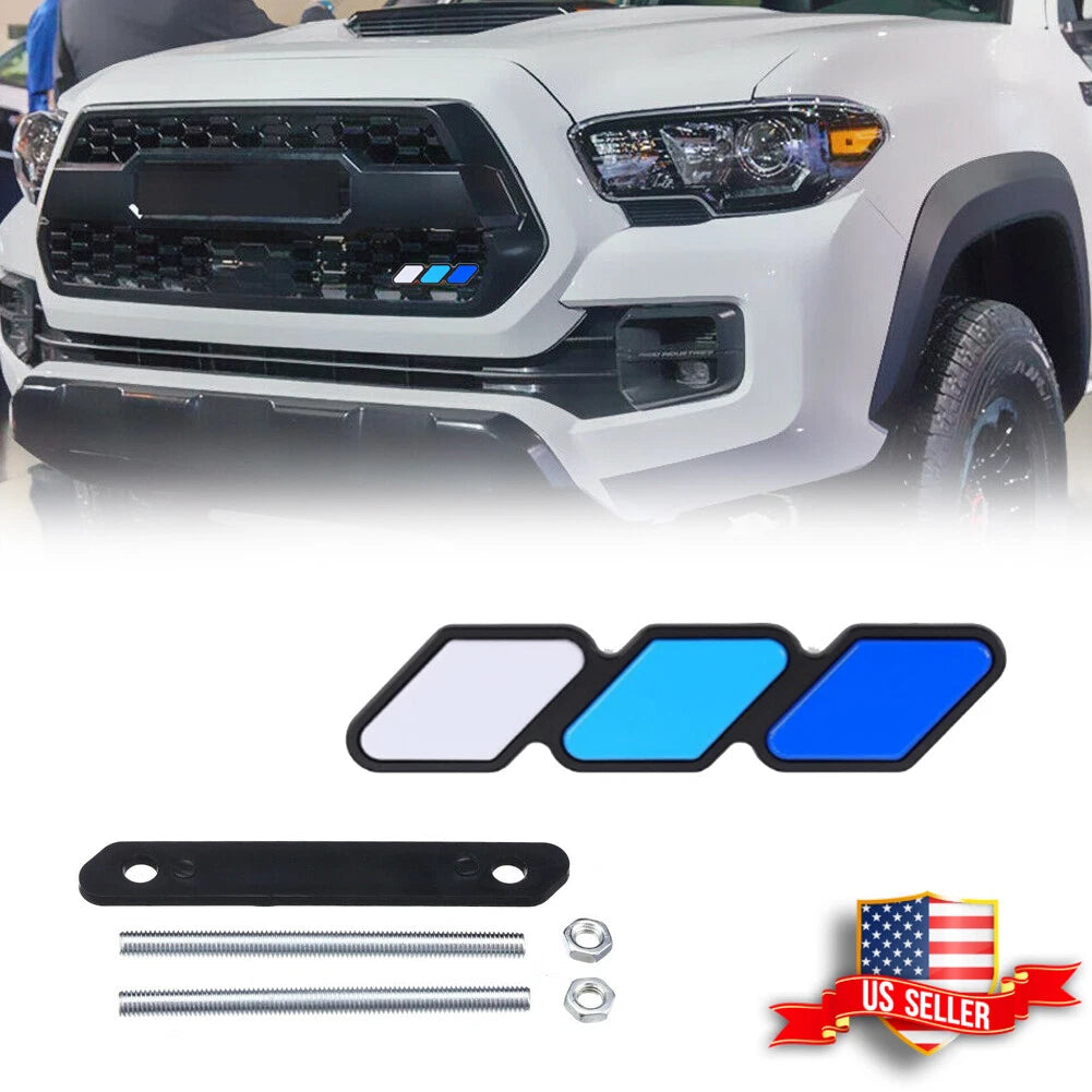 3-Color Front Grille Emblem Badge for Toyota Tundra 4Runner Tacoma (2014–2023)