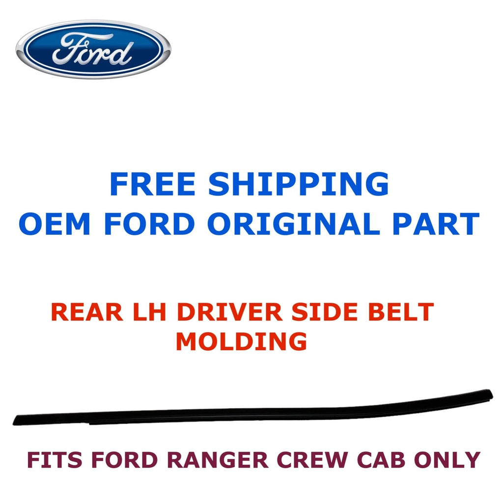 Rear Left Side Belt Molding for Ford Ranger (2019–2023) AB3Z-2625555-E