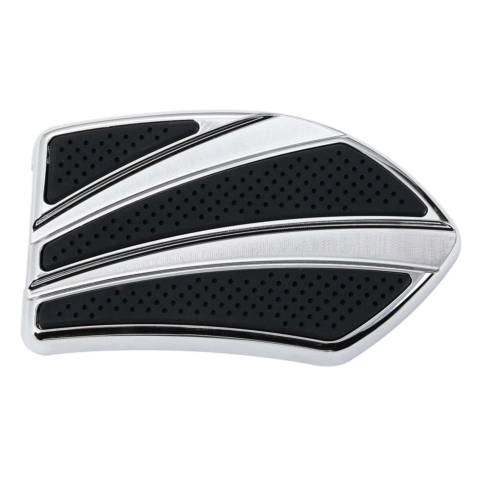 Chrome Large Brake Pedal Pad for Harley Touring Street Electra Glide (1980–2023)