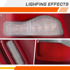 Chrome/Red Tail Light Assembly for Ram 1500 (2019–2024)