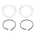 Headlight Bezels Chrome With Seals Pair for 1955-1957 Chevy Truck