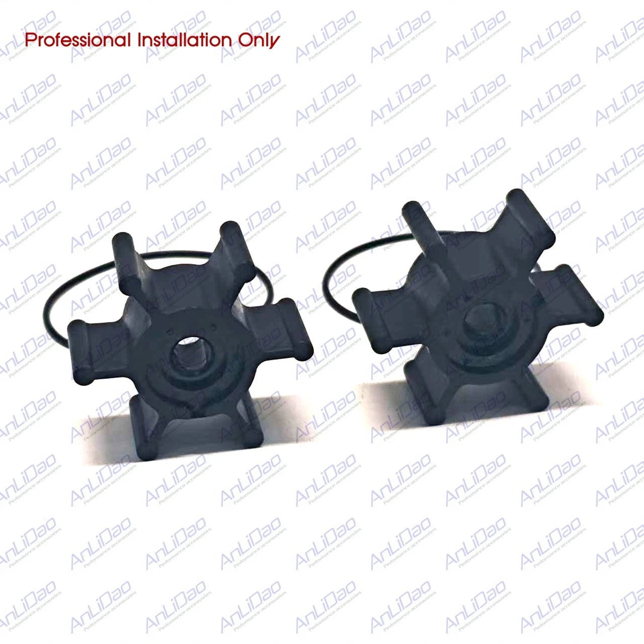 2X Nitrile Flexible Impeller Kit for Jabsco Water Pump (09-824P, 6303-0003)