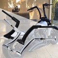 1-1/4" Ape Hanger Fat Bars for Harley Softail Dyna (12" 14" 16")