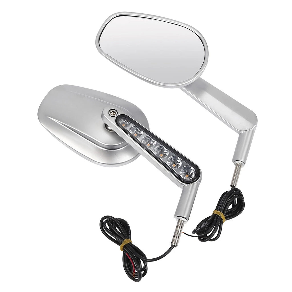 Rear View Mirrors with LED Turn Signals for Harley V-Rod VRSCF (2009–2017)