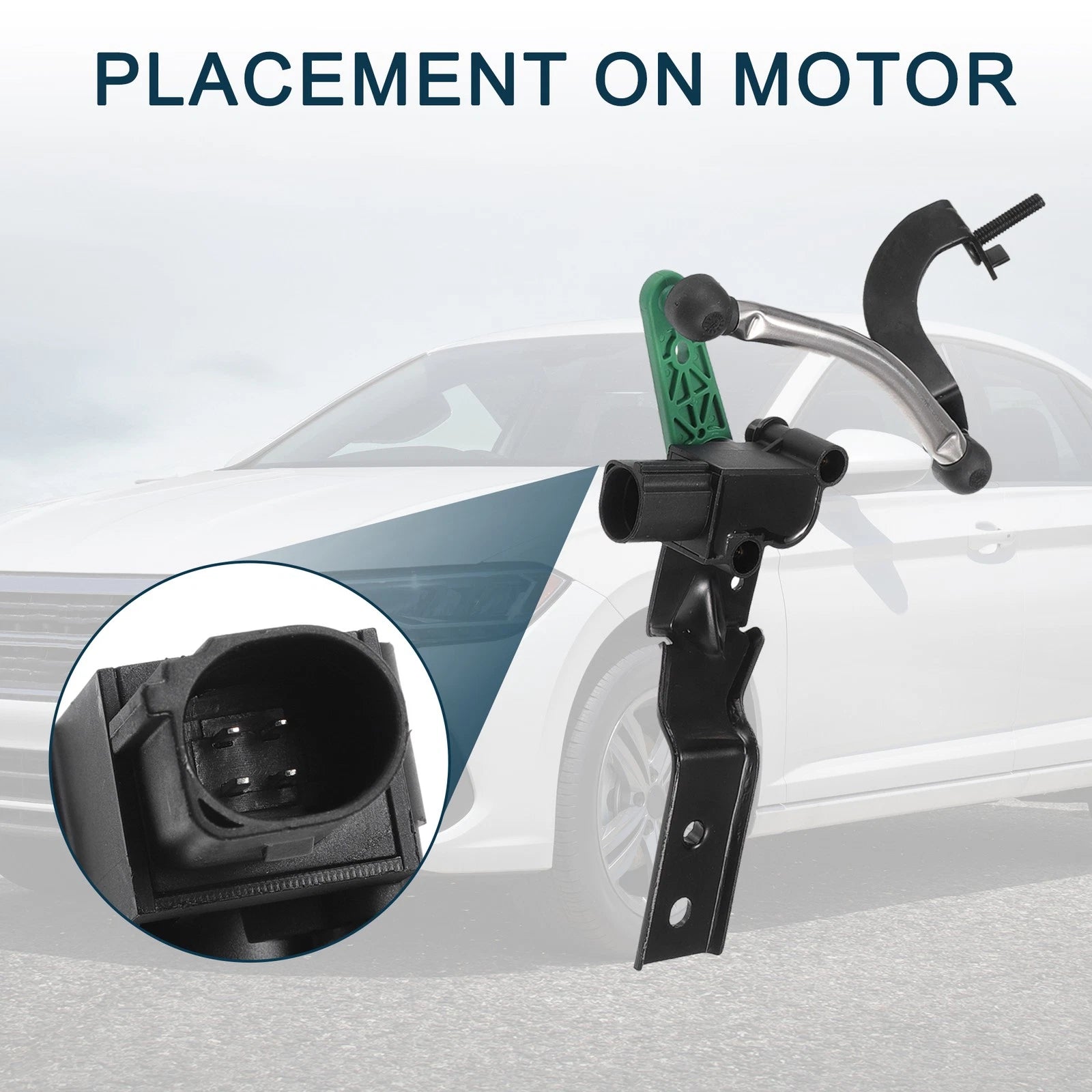Suspension Ride Height Level Sensor for VW Atlas (2018–2023) 5Q0412521C Front 1 Pair