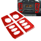 4X Radio Control Switch Panel Cover Trim for Porsche Boxster 996 (1998–2004)