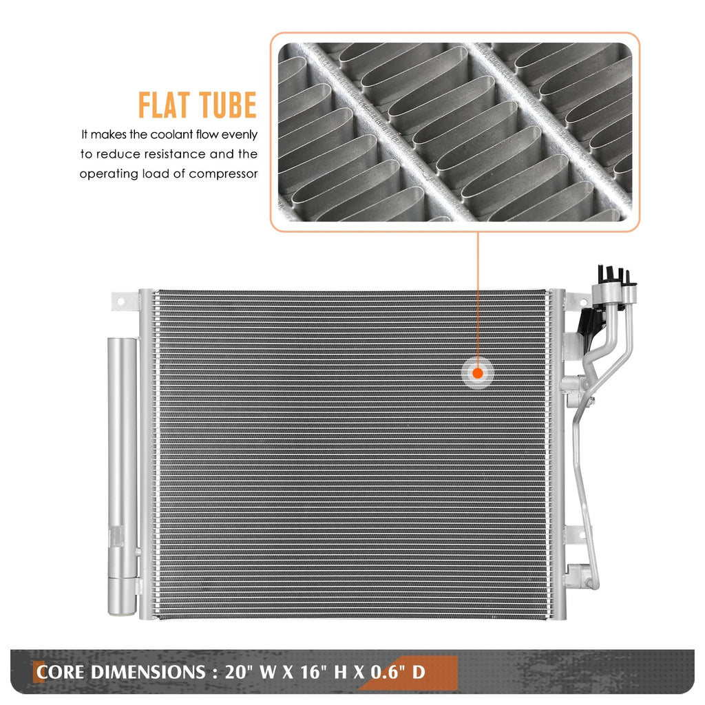 A/C Condenser Replacement for Hyundai Sonata Turbo (2015–2019)