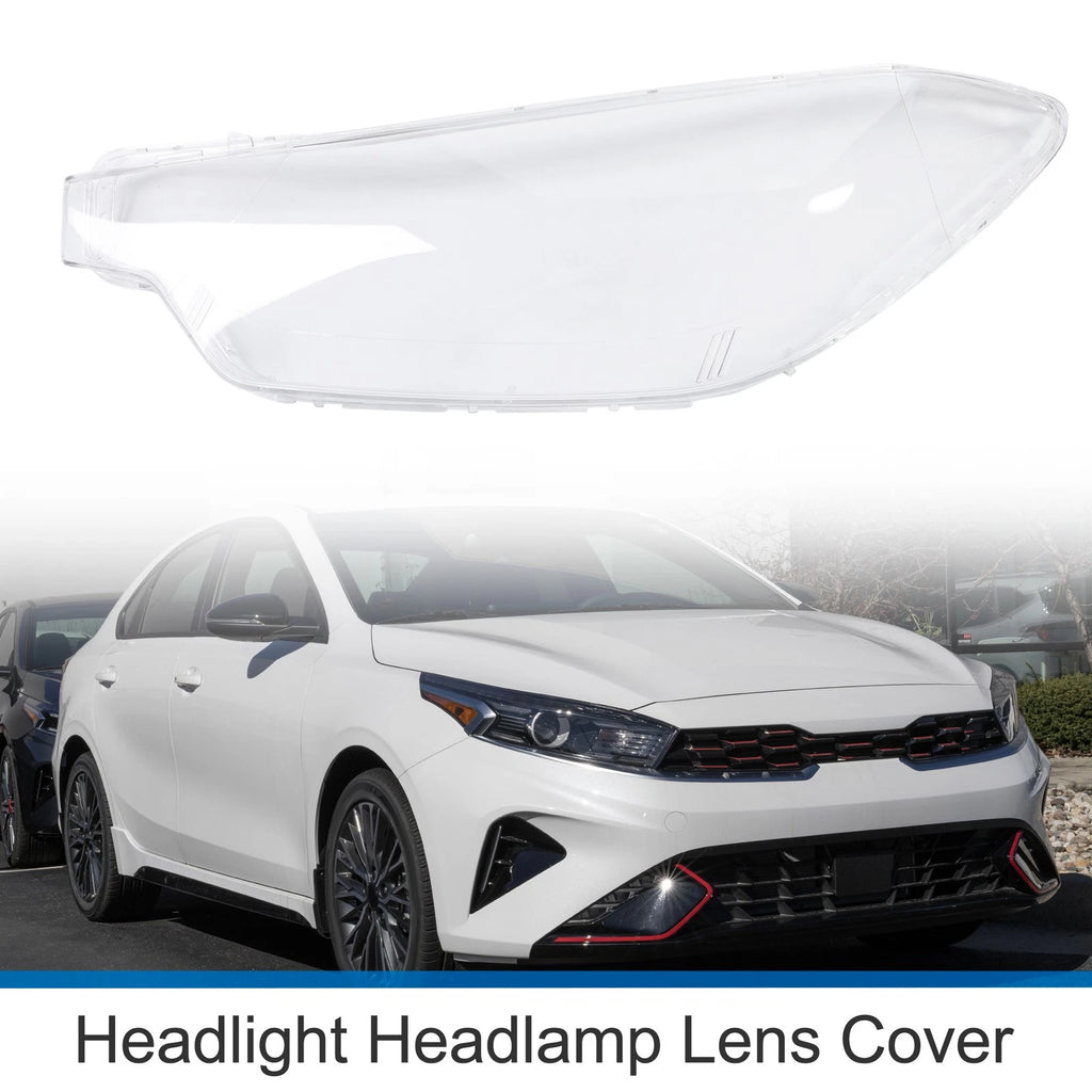 1 Pcs Headlight Lens Cover for Kia Forte (2013–2015) PC Clear