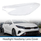 1 Pcs Headlight Lens Cover for Kia Forte (2013–2015) PC Clear