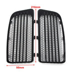 Black Lower Fairing Radiator Screen Guard Grills for Harley Touring (14-20)