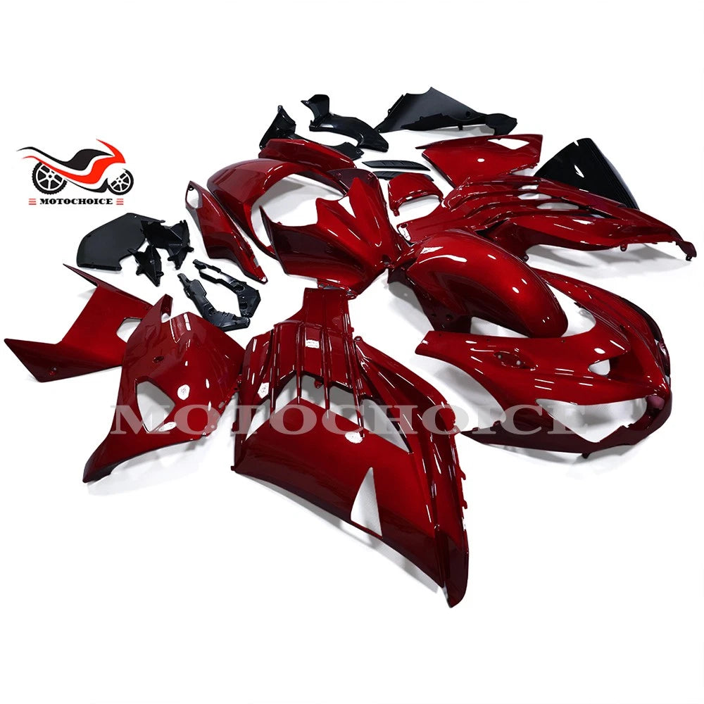 Fairing Kit for Kawasaki Ninja ZX-14R (2012–2022) ZX1400 ABS Glossy Red