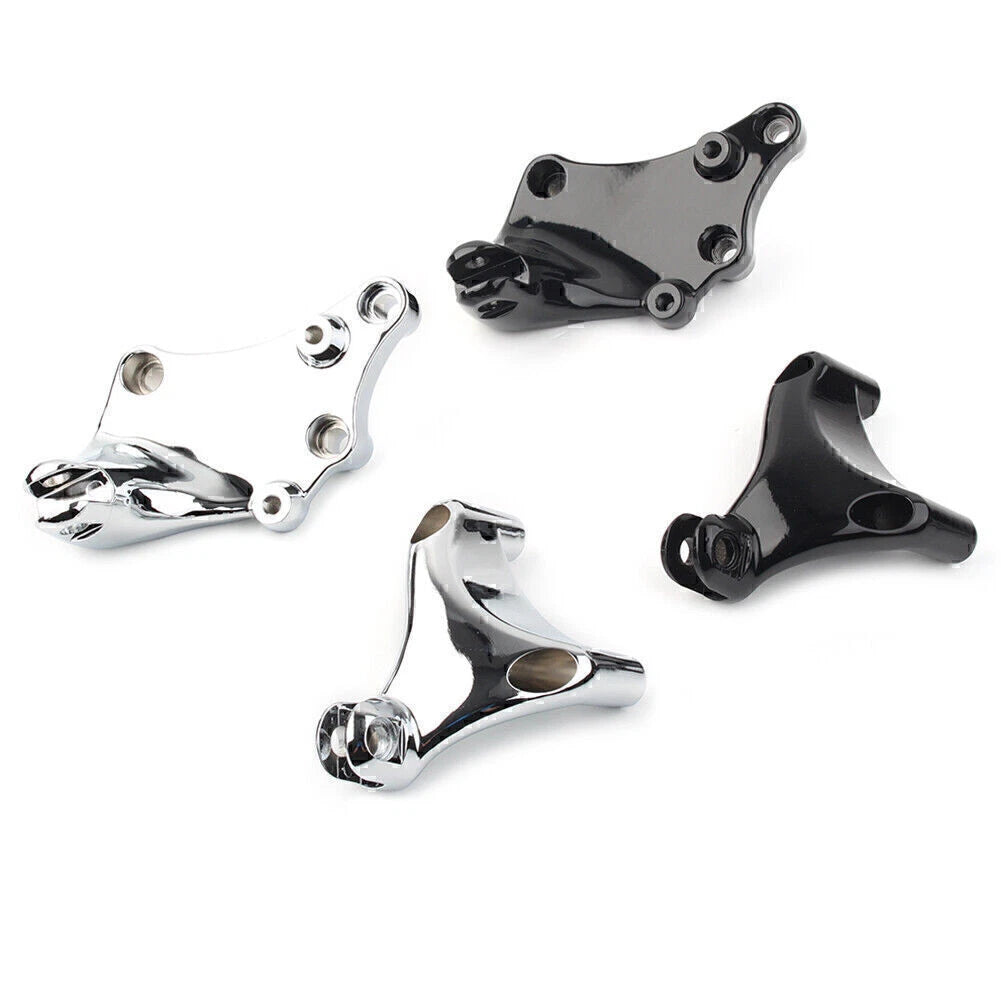 2X Rear Footrest Peg Mount Bracket for Harley Sportster XL1200C (2014–2021)