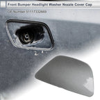 Front Left Washer Nozzle Cover Cap No. 51117332669 for BMW 535i GT (2014–2017) Grey
