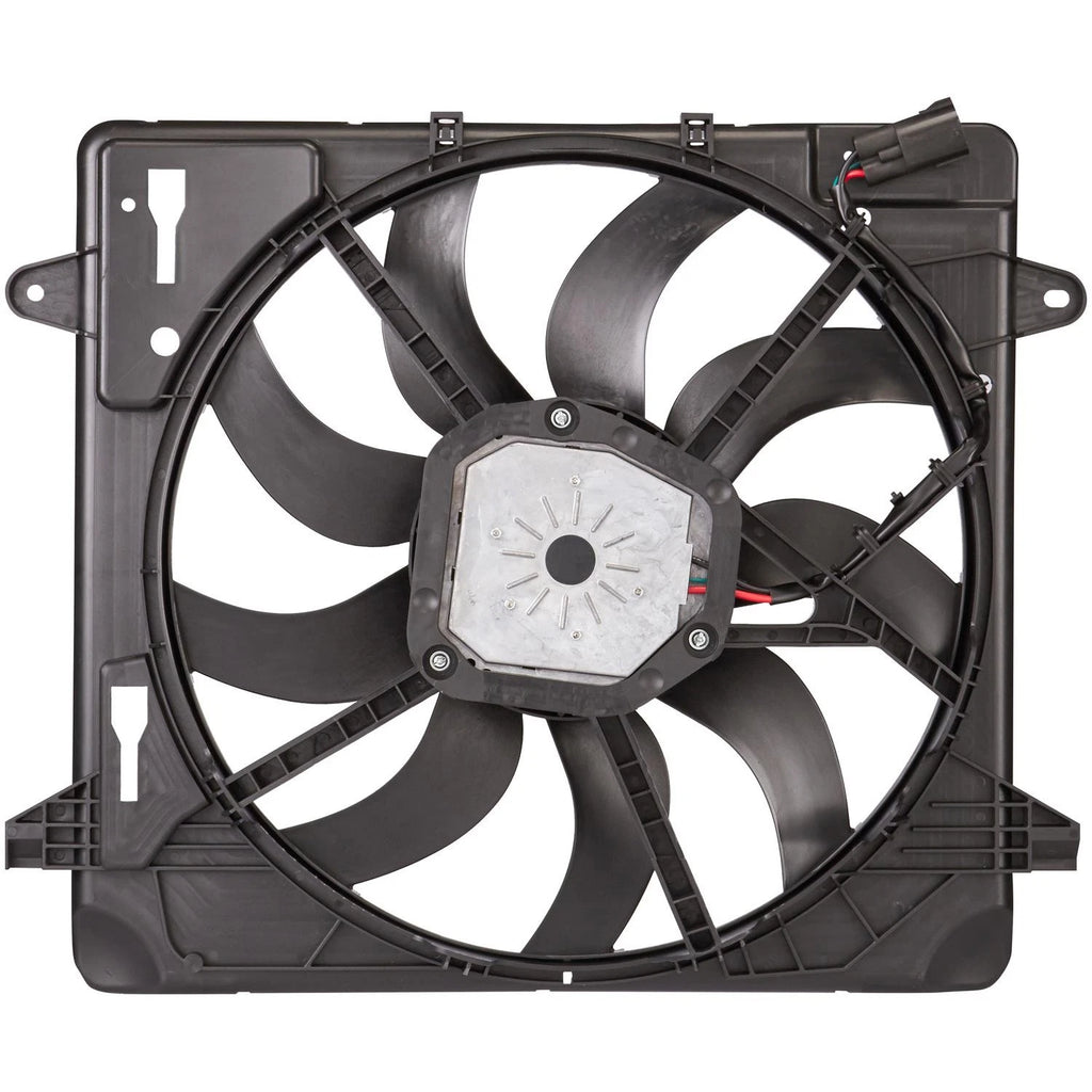 Replacement Plastic Radiator/Condenser Fan Assembly w/One Big Fan