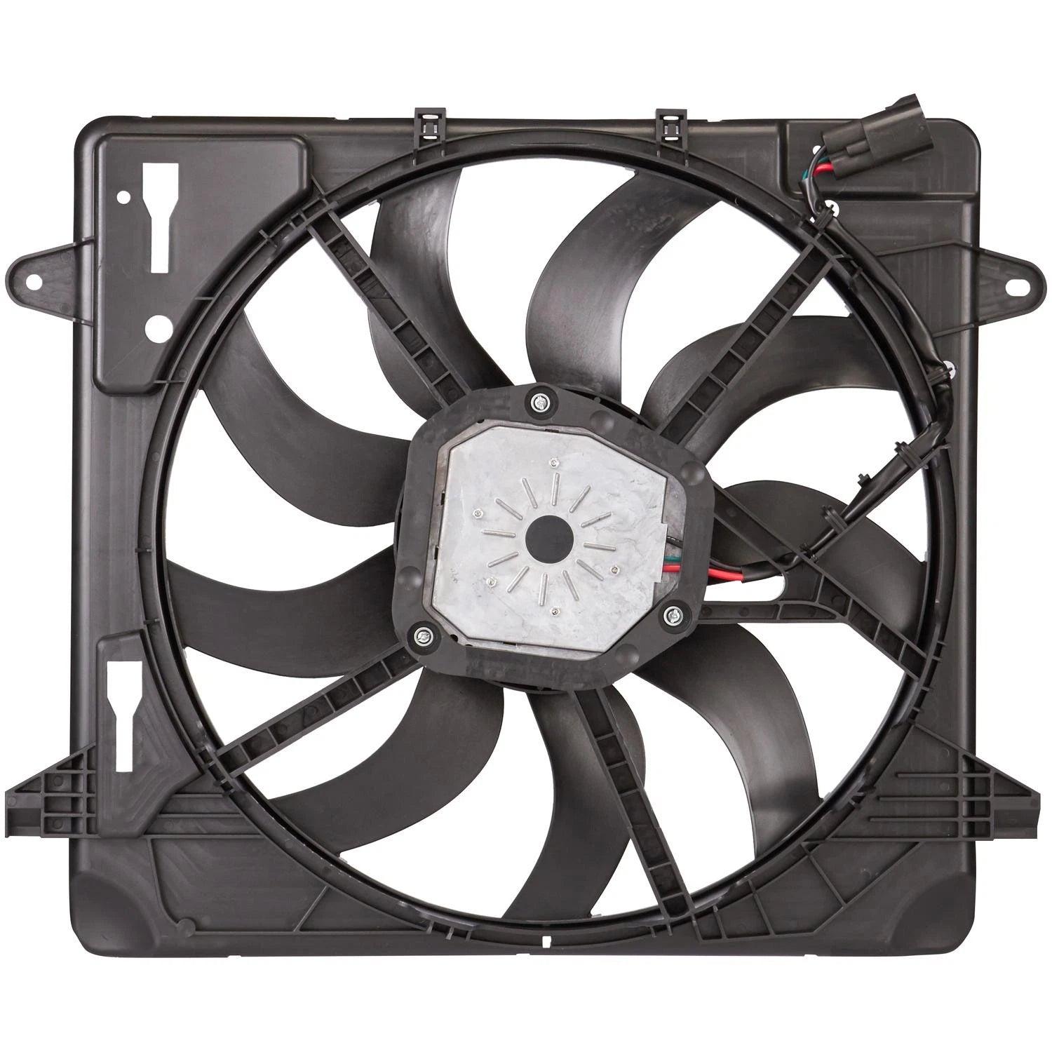 Replacement Plastic Radiator/Condenser Fan Assembly w/One Big Fan