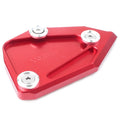 Kickstand Side Stand Extension Pad for BMW C650 GT (2012–2016) RED