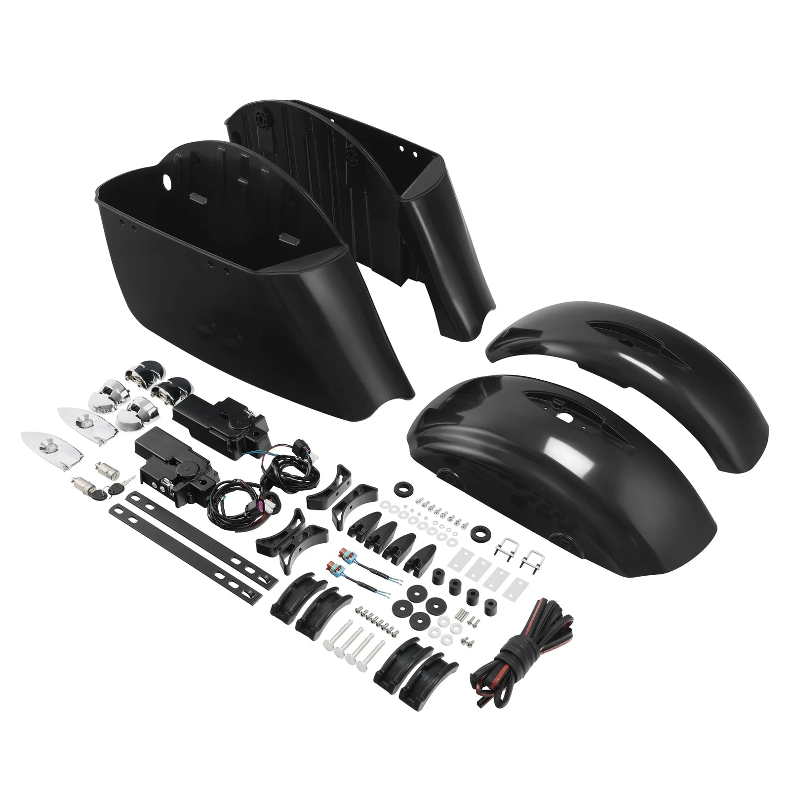 Saddlebags Electronic Latch Lids for Indian Chieftain (2014–2018)