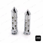 Chrome Spike Hand Grip for Harley XL Sportster Road King (25mm 1")