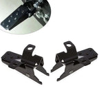 2X Aluminum Passenger Foot Pegs for Motorcycle (24-38mm)