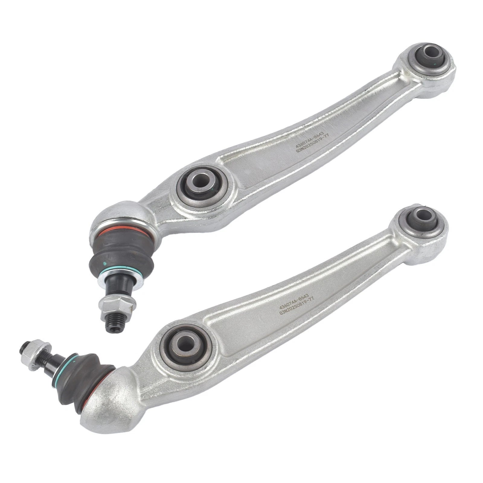 Set of 2 Front Lower Rearward Control Arms w/ Ball Joint for BMW X5 X6 (2007–2014)