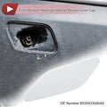 Front Left Washer Nozzle Cover Cap for Lexus ES300h (2019–2022) White