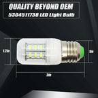 2X LED Light Bulb for Frigidaire (5304511738, PS12364857, AP6278388)