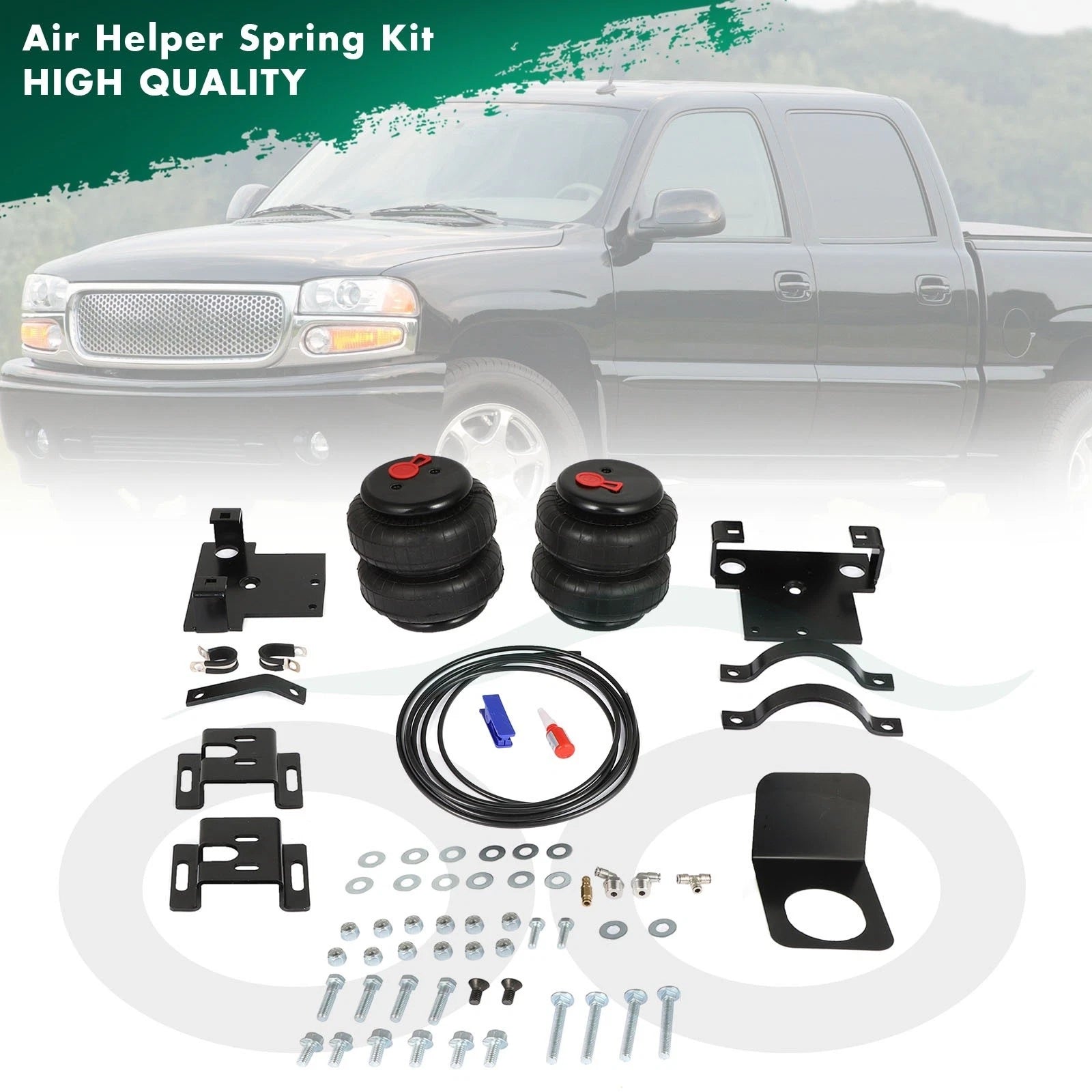 Rear Air Helper Spring Leveling Kit for Silverado Sierra 2500 (2001–2010)