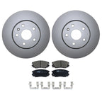 Front Brake Kit 321mm Disc Rotors & TRW Pro Ceramic Pads for Buick Chevrolet GMC