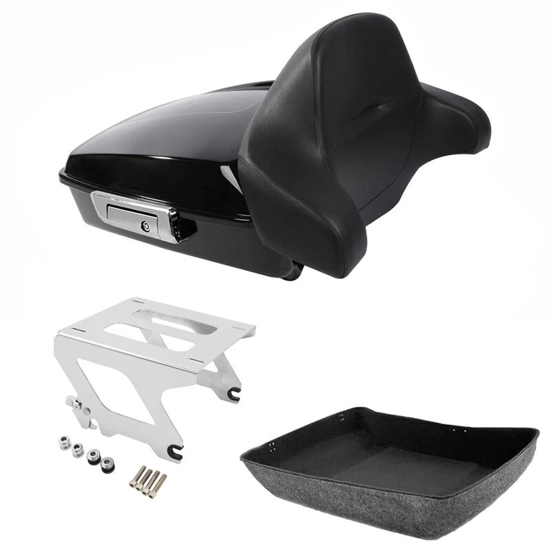 Chopped Trunk Backrest Pad for Harley Sport Glide (2018–2025)