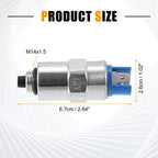 Fuel Cut-off Solenoid Valve 12V 7167-620C for Perkins Mitsubishi 