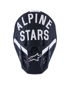Alpinestars SM7 Dasher Helmet for Off-Road (X-Large, Black/White Matte)