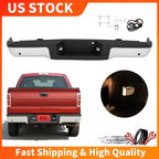 Complete Steel Rear Bumper Assembly for Ford F150 Styleside (2009–2014) Chrome