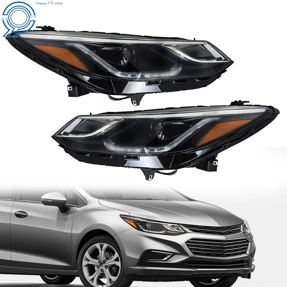 Projector Headlights w/ LED DRL for Chevy Cruze (2016–2018)