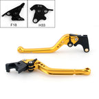 Long Brake Clutch Levers for Honda CBF1000/A (2010–2013), CB1100/GIO (2013–2015) Gold