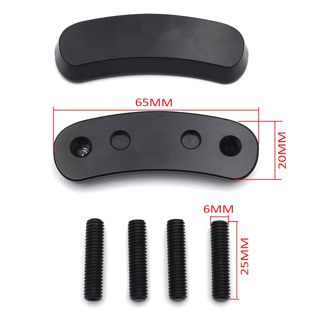 Black Mirror Block Off Base Plates for Kawasaki Ninja ZX-10R (2011–2015)