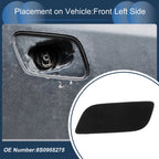 Front Left Washer Nozzle Cover Cap for Audi TT (2016–2023) 1 Pcs Black