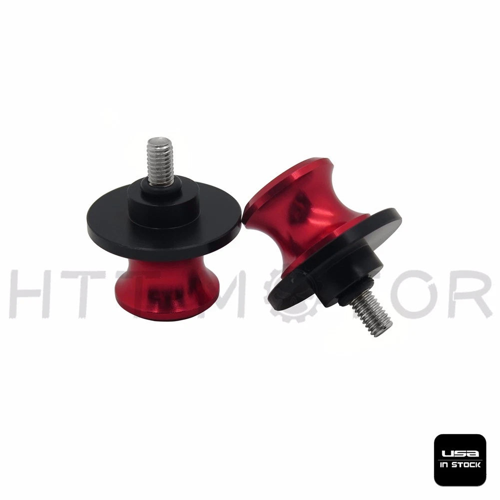 6mm CNC Rear Swingarm Spools for Aprilia Ducati Yamaha MT-01 FZ6R (2000–2023)