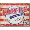 Vintage Replica Tin Metal Sign for MOON Pie Lookout (1922)