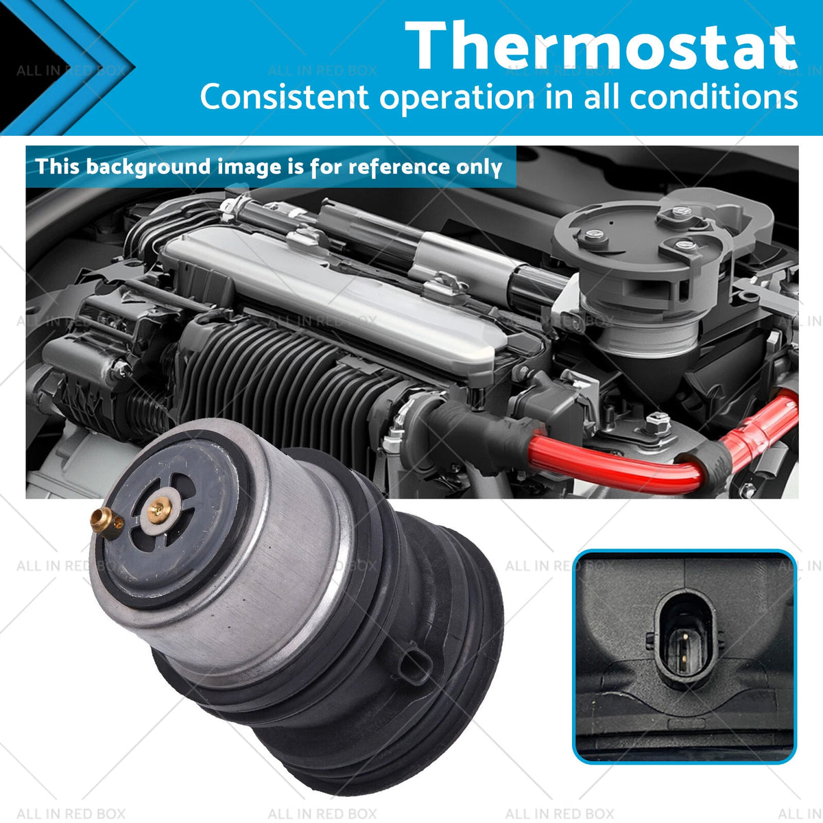 Thermostat for Porsche 911, Boxster, Cayenne, Cayman, Panamera (3.0L, 3.6L)